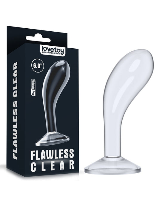 Love Toy - Flawless Clear - Prostate Plug 15 Cm Love Toy - Flawless Clear - Prostate Plug 15 Cm - UABDSM