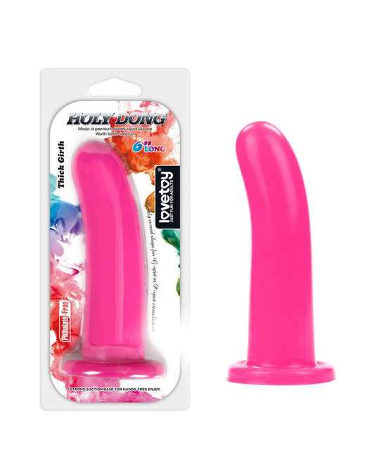 Love Toy - Holy Dong Large Dildo 15.5 Cm - Pink Love Toy - Holy Dong Large Dildo 15.5 Cm - Pink - UABDSM