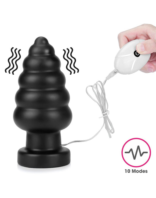 Love Toy - King Size Vibrating Anal Cracker 18 Cm - Black Love Toy - King Size Vibrating Anal Cracker 18 Cm - Black - UABDSM