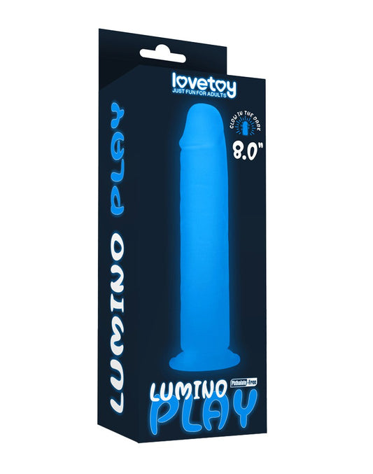 Love Toy - Lumino Play Dildo 21 Cm - Glow In The Dark - UABDSM