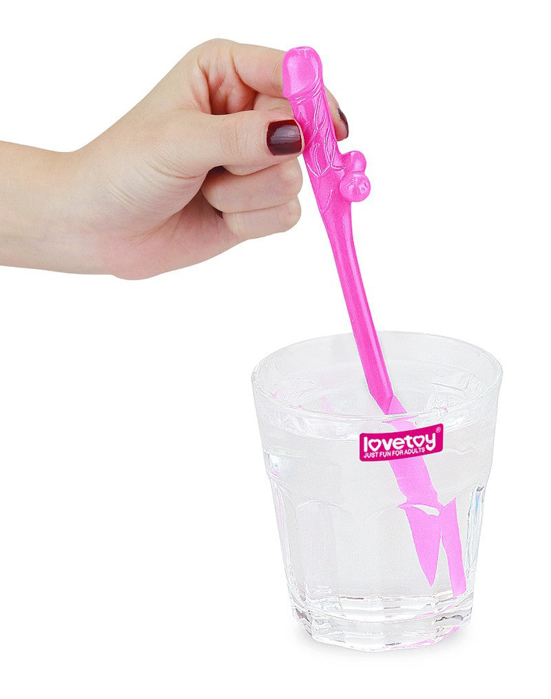 Love Toy - Multicolor Willy Straws - Pack Of 9 - UABDSM