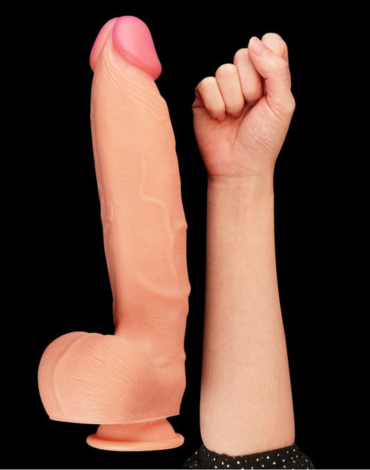 Love Toy - Realistic Dildo 30.5 Cm - Nude - UABDSM