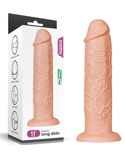 Love Toy - Realistic Long Dildo 28 Cm - Nude Love Toy - Realistic Long Dildo 28 Cm - Nude - UABDSM