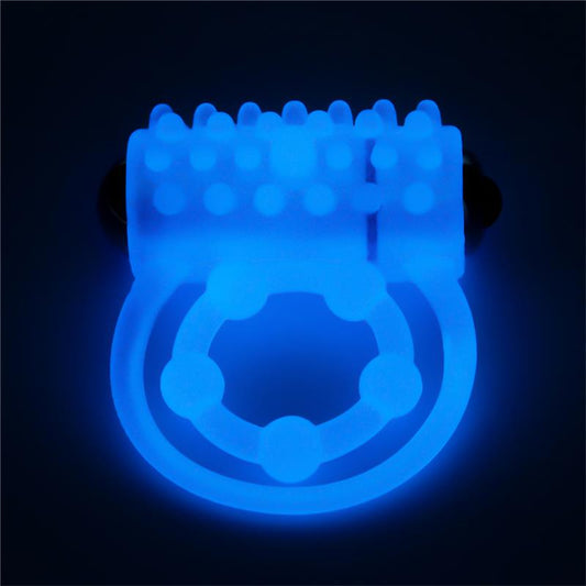 Lumino Play Vibratin Ring Blue Light - UABDSM