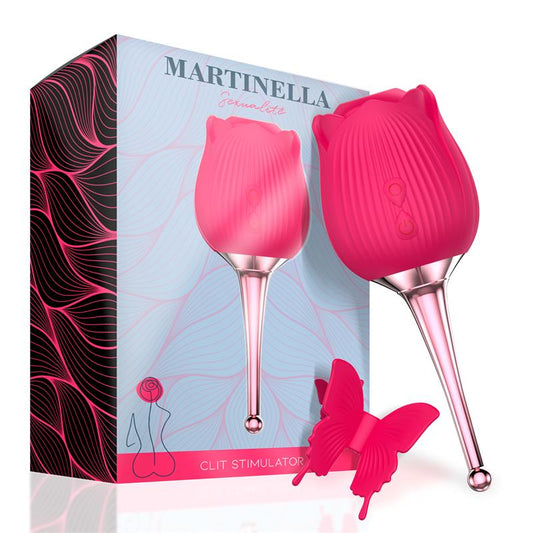 Martinella Clitoris Stimulator with Point Vibrator Ros Martinella Clitoris Stimulator with Point Vibrator Ros - UABDSM