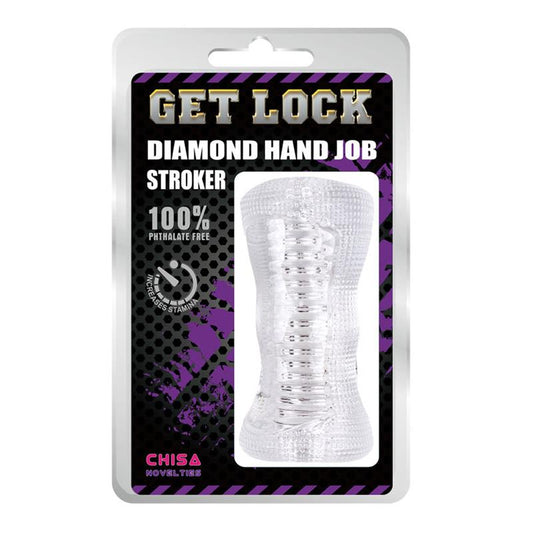 Masturbator Diamond Hand Job 12 cm Clear Masturbator Diamond Hand Job 12 cm Clear - UABDSM