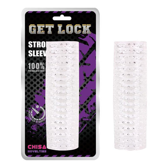 Masturbator Get Lock 13.6 cm Clear Masturbator Get Lock 13.6 cm Clear - UABDSM