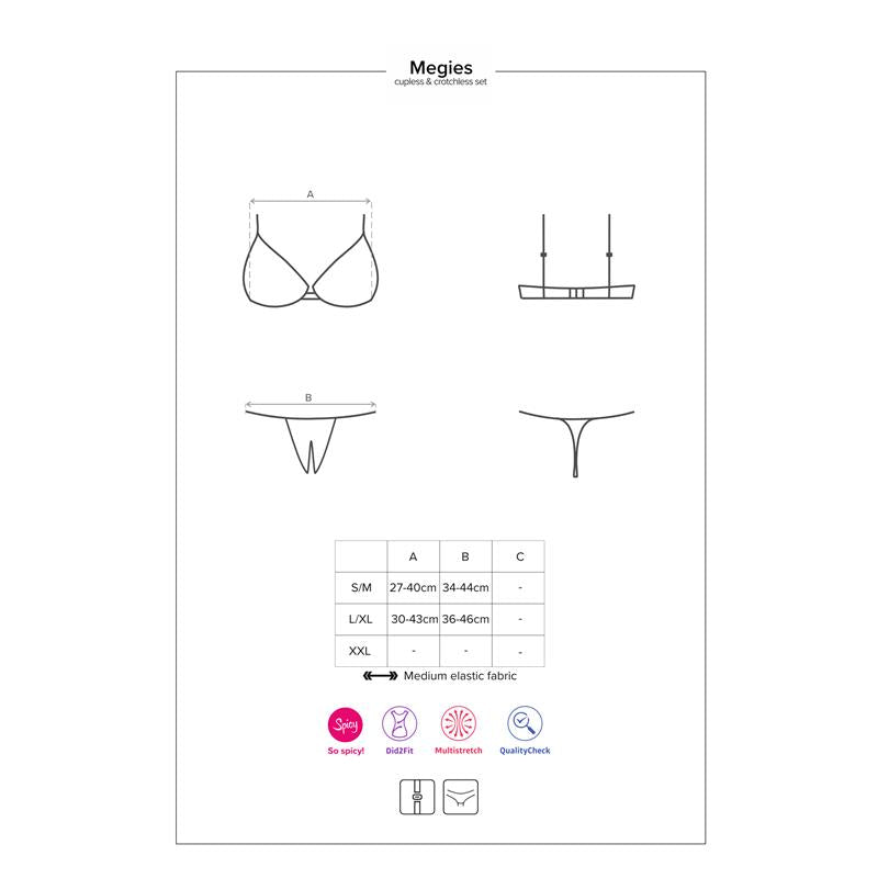 Megies 2 Pieces Set Black - UABDSM