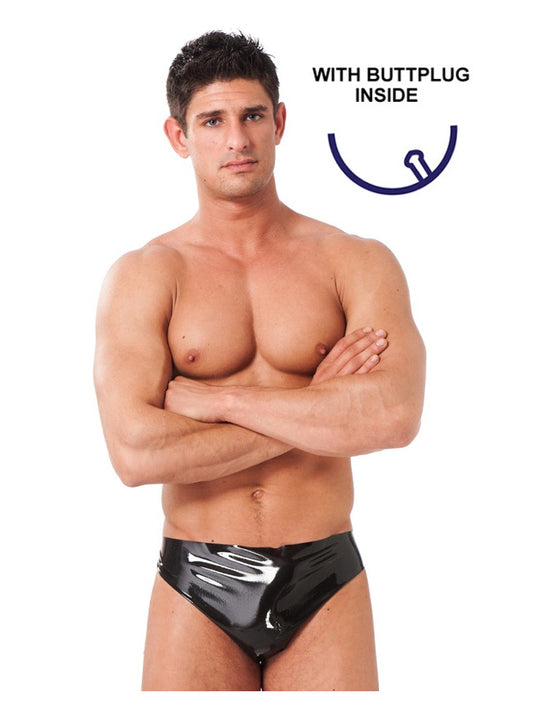 Rimba - Mens Briefs With Buttplug Inside (10 X 3.5 Cm) Rimba - Mens Briefs With Buttplug Inside (10 X 3.5 Cm) - UABDSM