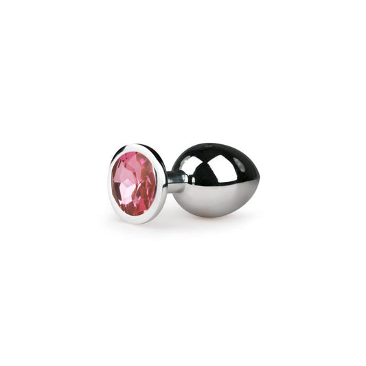Metal Butt Plug No. 2 - Silver/Pink Metal Butt Plug No. 2 - Silver/Pink - UABDSM