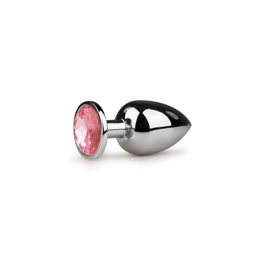 Metal Butt Plug No. 6 - Silver/Pink Metal Butt Plug No. 6 - Silver/Pink - UABDSM