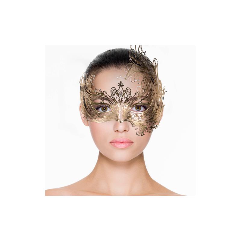Metal Mask Asymmetrical Gold - UABDSM