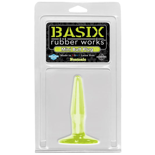 Mini Butt Plug 10.8 cm Glow in the Dark - UABDSM
