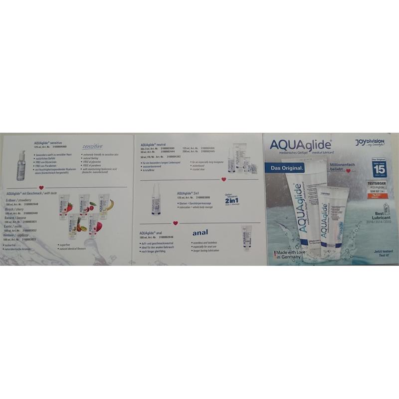 Monodose AQUAglide 3 ml + Flyer - UABDSM