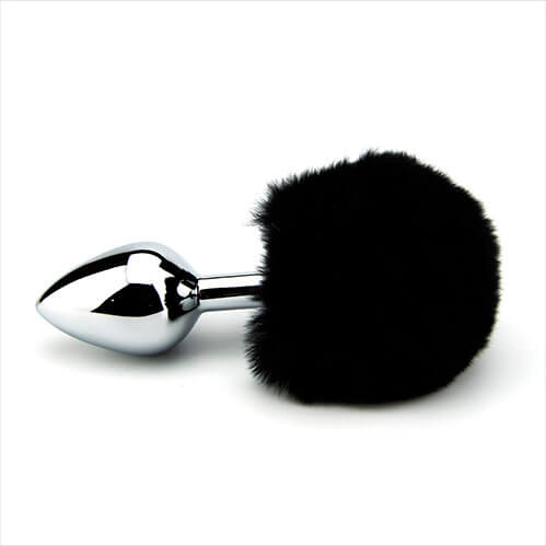 Furry Fantasy Black Bunny Tail Butt Plug Furry Fantasy Black Bunny Tail Butt Plug - UABDSM