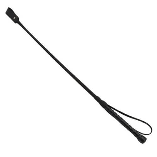 Bound Noir Nubuck Leather Riding Crop Bound Noir Nubuck Leather Riding Crop - UABDSM