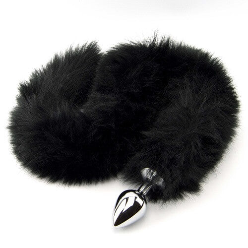 Furry Fantasy Black Panther Tail Butt Plug - UABDSM