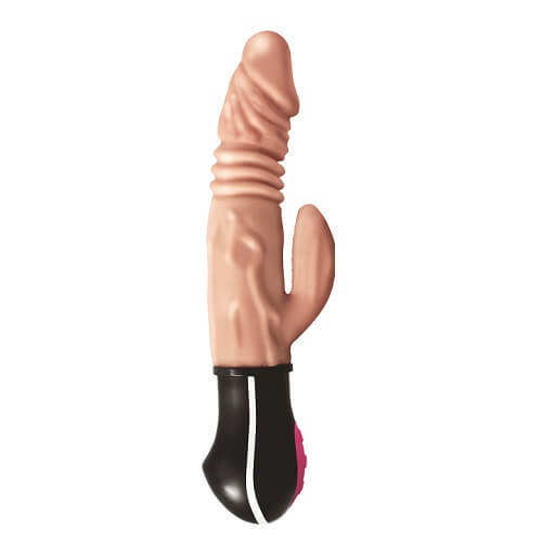 Realistic Warming and Thrusting Vibrating Dildo Flesh - UABDSM