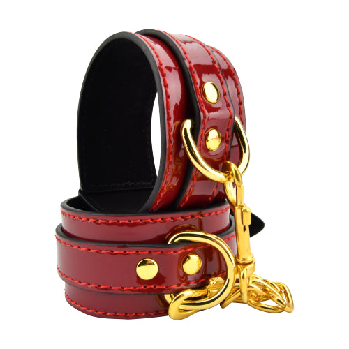 Bound to Please Red Wrist Cuffs - UABDSM