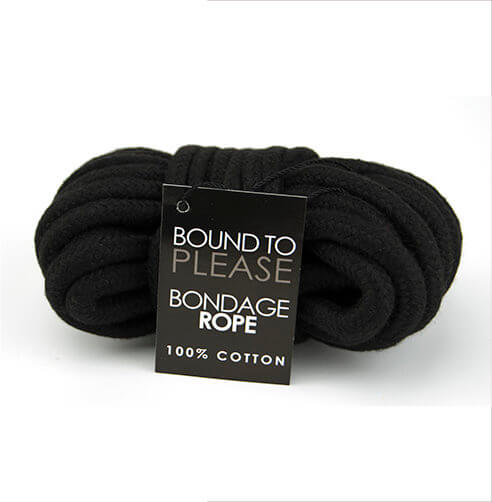 Bound to Please Bondage Rope Black - UABDSM