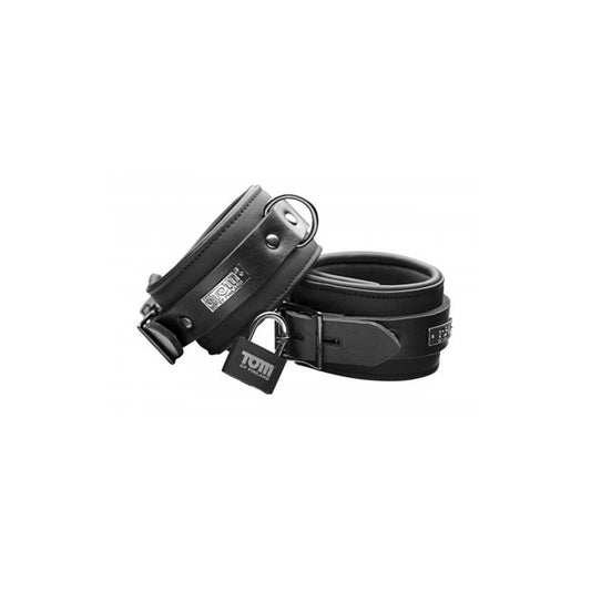 Neoprene Ankle Cuffs with Locks Black Neoprene Ankle Cuffs with Locks Black - UABDSM