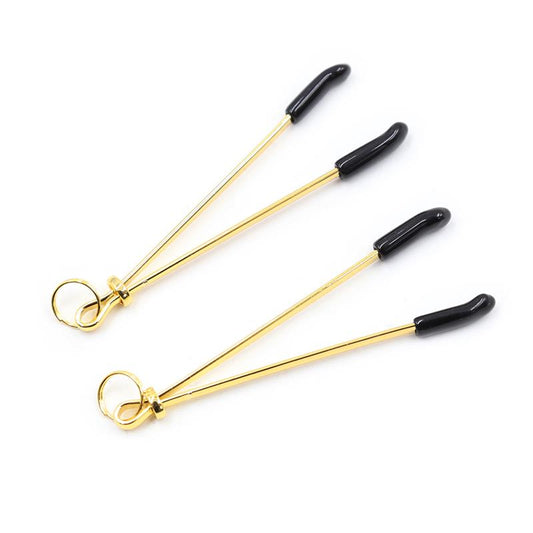 Nipple Clamps Metal Black/Gold - UABDSM