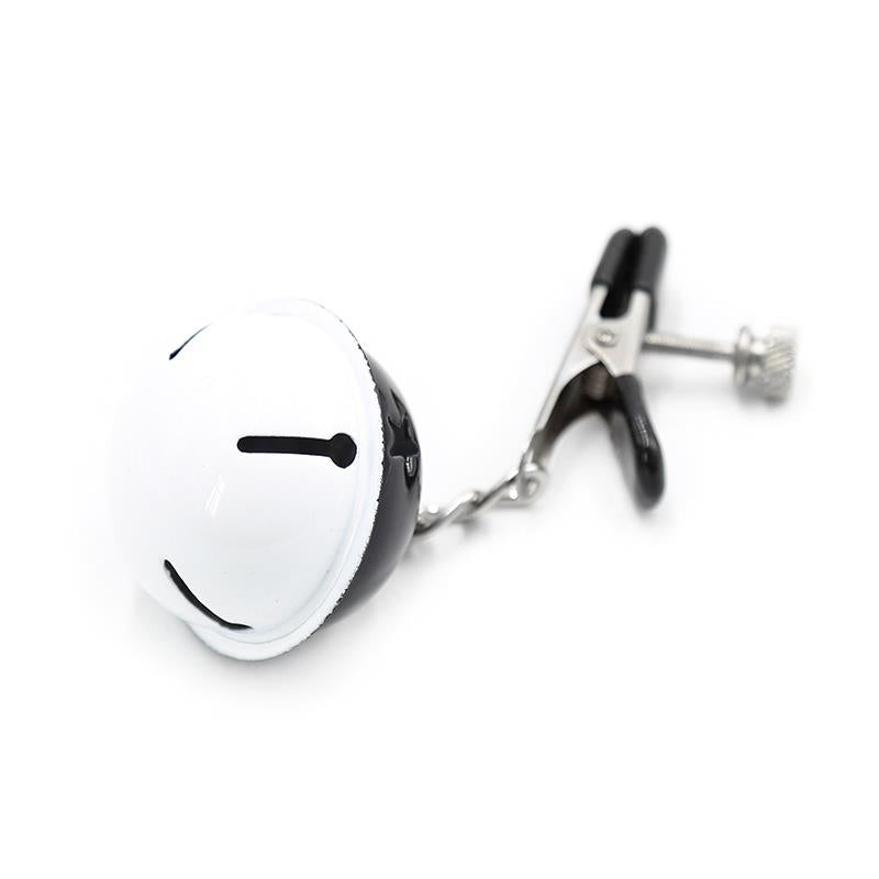 Nipple Clamps with Bell Black/White - UABDSM