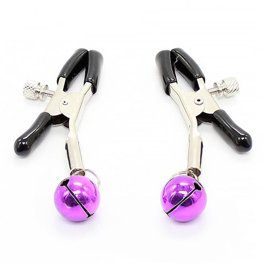 Nipple Clamps with Purple Bell Nipple Clamps with Purple Bell - UABDSM