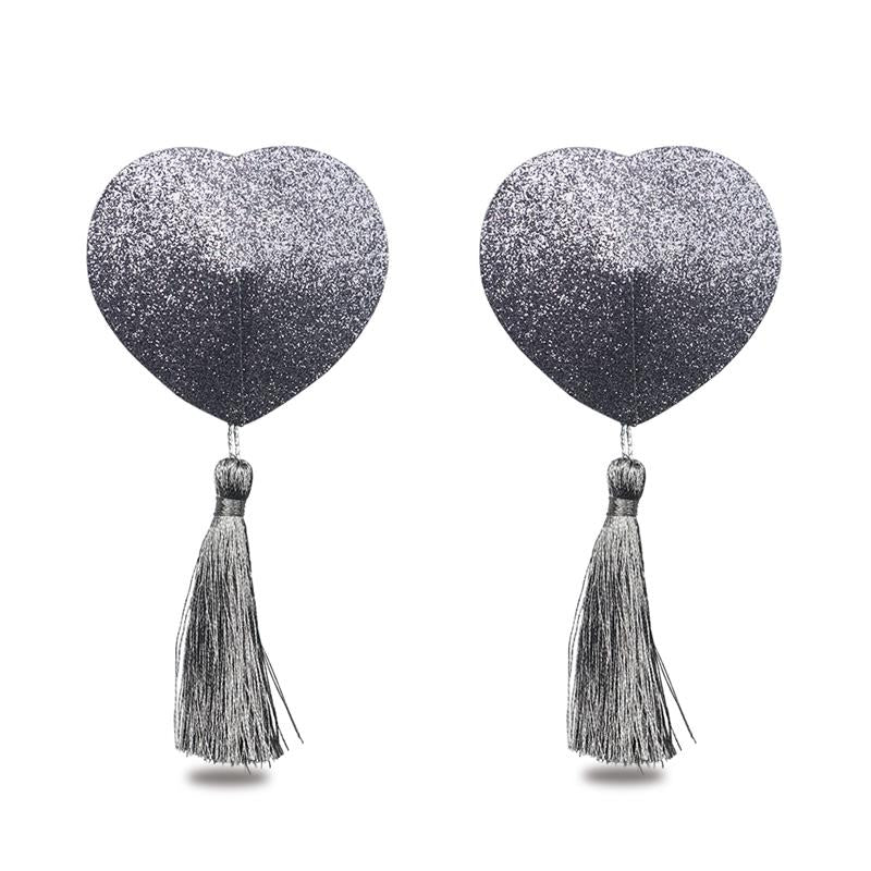 Nipple Covers Reusable Silver Glitter - UABDSM