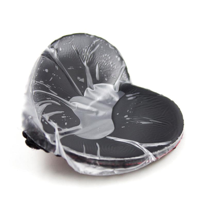 Nipple Covers with Lace Black/Red - UABDSM