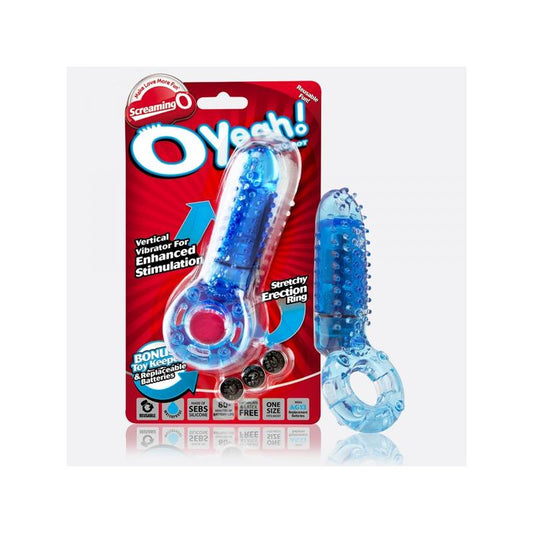 O Yeah Vertical Vibrating Ring Blue O Yeah Vertical Vibrating Ring Blue - UABDSM