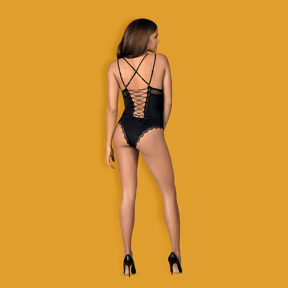 Obsessive - Lolitte teddy S/M - Black - UABDSM