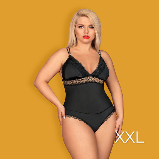 Obsessive - Lolitte teddy XXL - Black Obsessive - Lolitte teddy XXL - Black - UABDSM