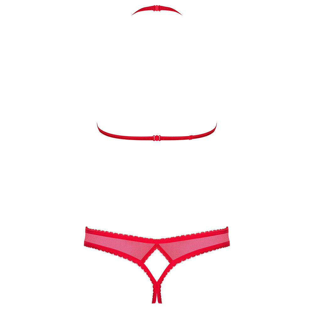 Obsessive - 870-SEC-3 2 pcs set S/M - Red - UABDSM