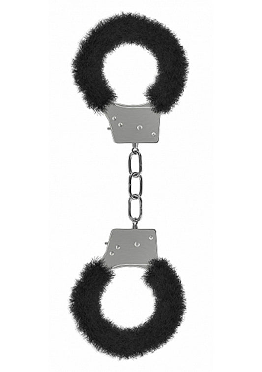 Beginners Handcuffs Furry Black Beginners Handcuffs Furry Black - UABDSM
