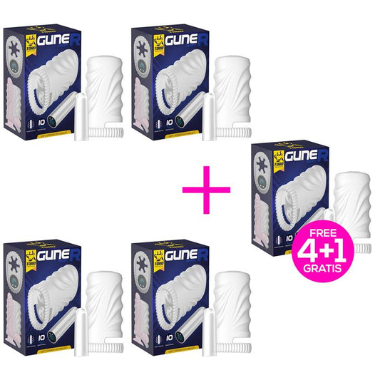 Pack 4+1 Guner Male Masturbator 100% Flexible with Vibrating Bullet Pack 4+1 Guner Male Masturbator 100% Flexible with Vibrating Bullet - UABDSM