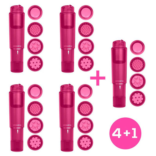 Pack 4+1 Heady Stimulator Multi-Head Purple Pack 4+1 Heady Stimulator Multi-Head Purple - UABDSM