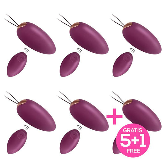 Pack 5+1 Garland Vibrating Egg Remote Control Pack 5+1 Garland Vibrating Egg Remote Control - UABDSM