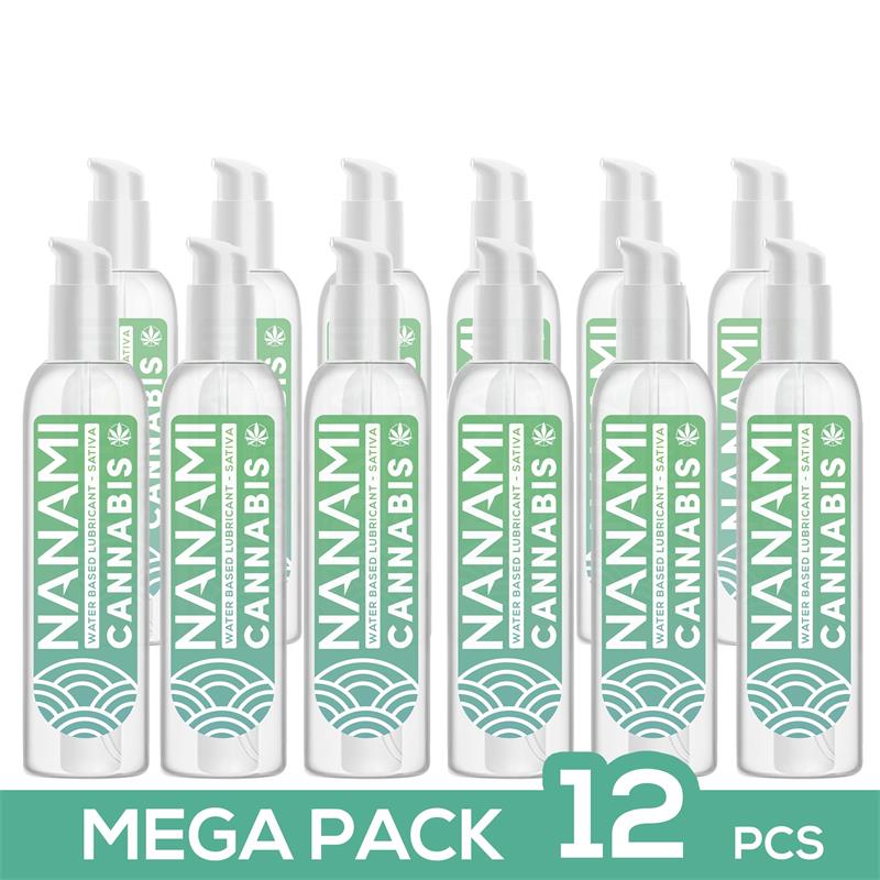Pack de 12 Water Based Lubricant Cannabis 150 ml - UABDSM