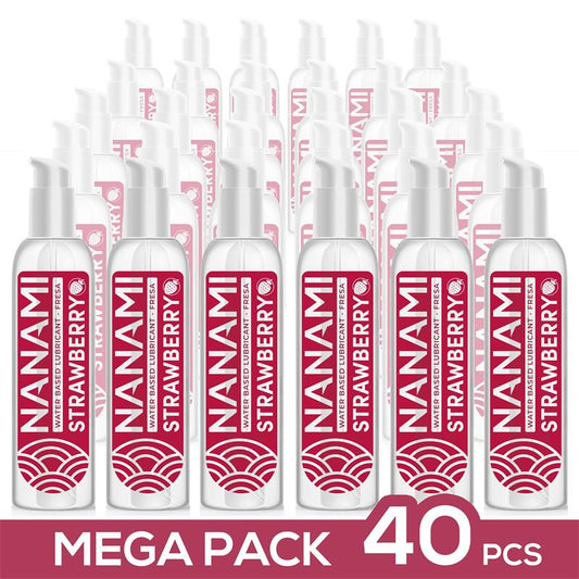Pack de 40 Water Based Lubricant Strawberry 150 ml Pack de 40 Water Based Lubricant Strawberry 150 ml - UABDSM