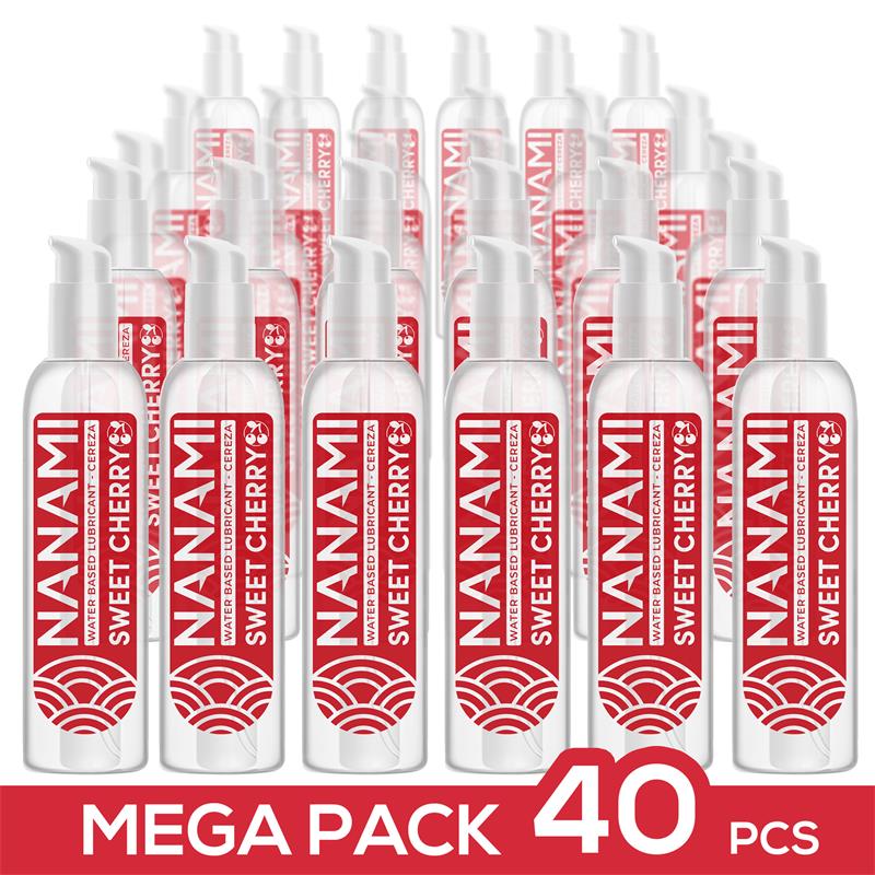Pack de 40 Water Based Lubricant Sweet Cherry 150 ml - UABDSM