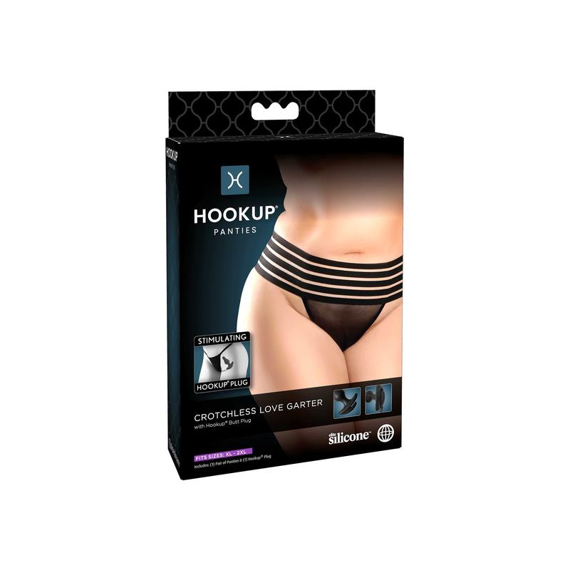 Panty Plug and Vibrating Bullet USB Remote Control One Size XL-XXL - UABDSM