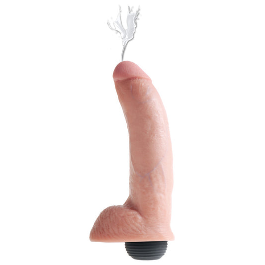 King Cock 9 Inch Squirting Dildo With Balls Flesh King Cock 9 Inch Squirting Dildo With Balls Flesh - UABDSM