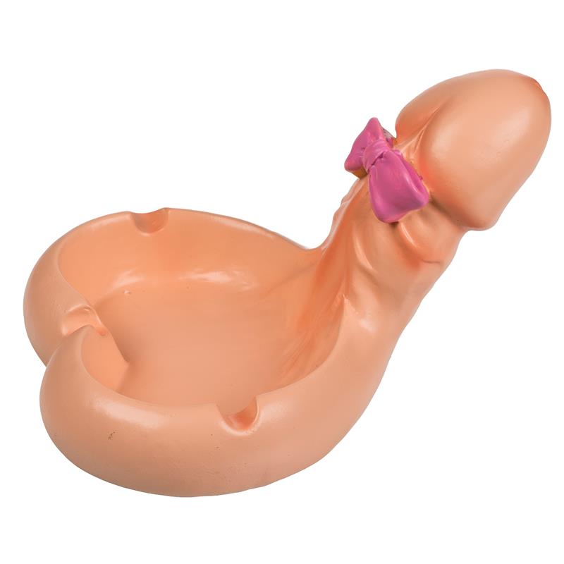 Penis Ashtray with Bow 11x8 cm - UABDSM