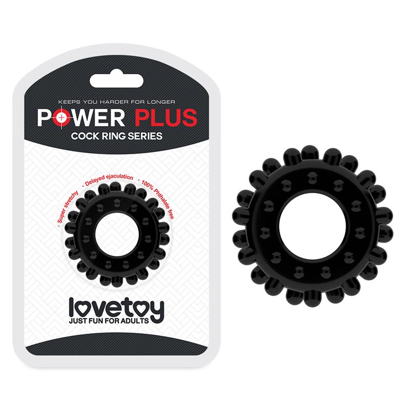 Penis Ring Power Plus Black - UABDSM