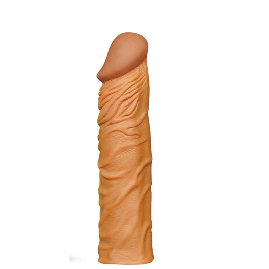 Penis Sleeve Add 2 Pleasure X Tender Brown Penis Sleeve Add 2 Pleasure X Tender Brown - UABDSM