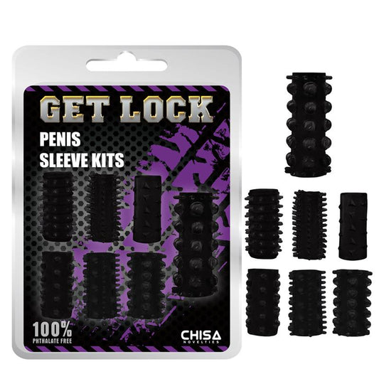 Penis Sleeve Kits-Black Penis Sleeve Kits-Black - UABDSM