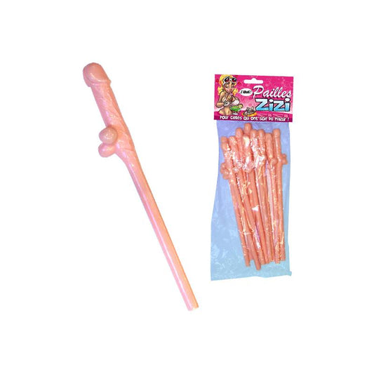 Penis Straws 10 Units Penis Straws 10 Units - UABDSM