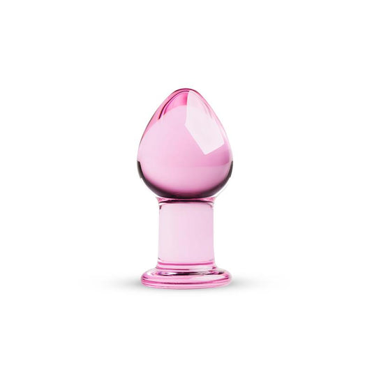 Pink Glass Buttplug Pink Glass Buttplug - UABDSM