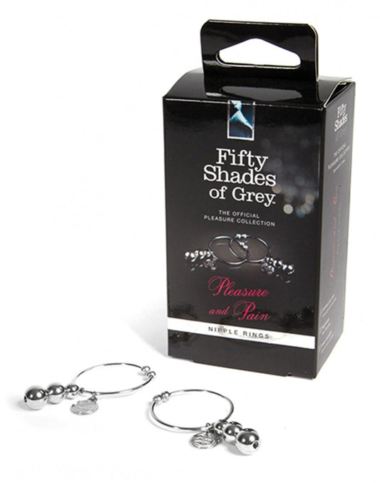 Pleasure And Pain - FSOG Nipple Rings Pleasure And Pain - FSOG Nipple Rings - UABDSM